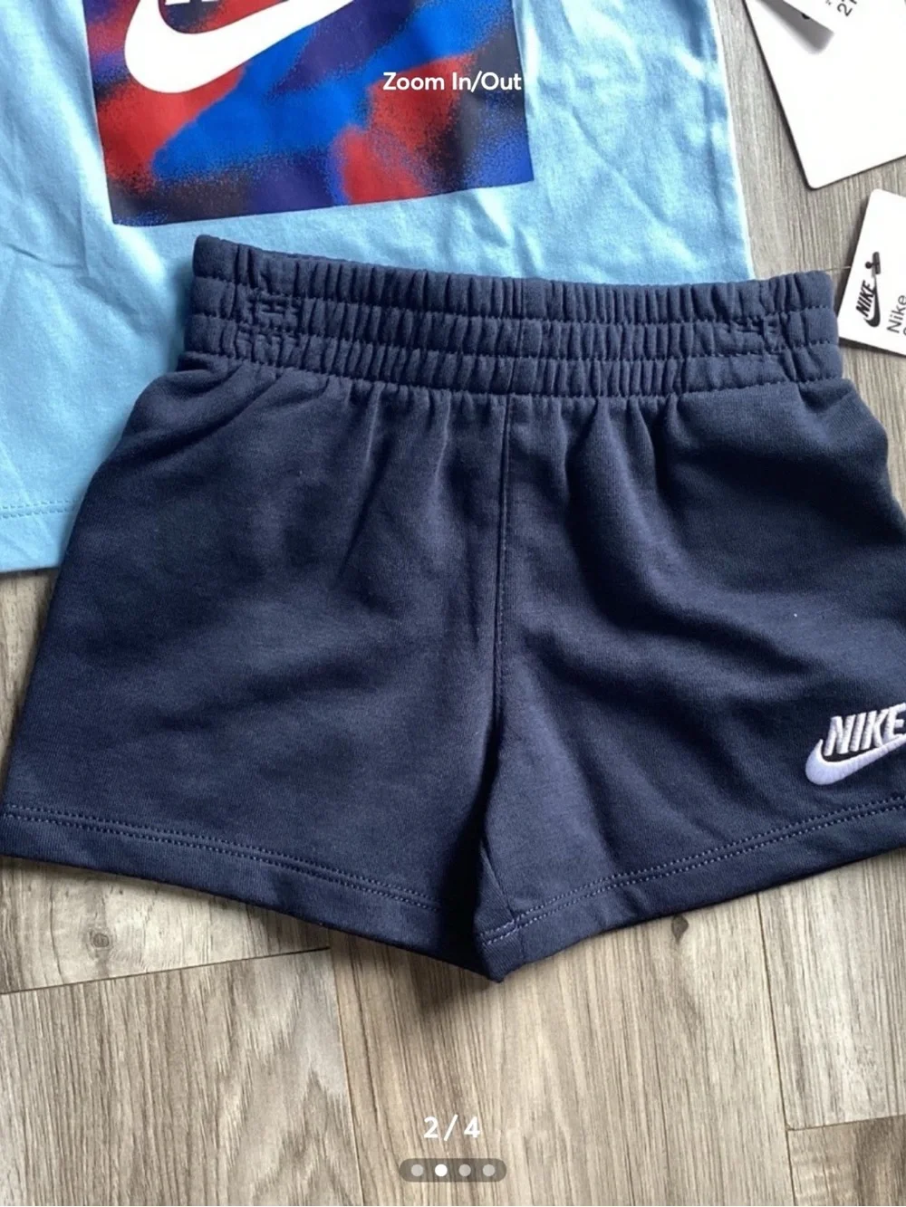 Nike toddler boy Tee & Shorts Set size 2T(NWT) ~FIRM, NO OFFERS~ - Picture 2 of 4